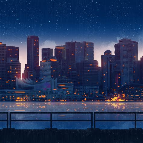 Anime background art city 1 background check all. Anime, Scenery, City, Buildings, Silhouette, 8K, #177 ...