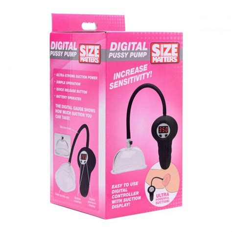 size matters digital pussy pump suction cup silicone device for women 848518030917 ebay