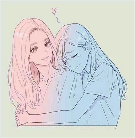 If you are a fan of manga or anime, i am pretty sure you would like to do anime drawings. #wenrene | Yuri anime girls, Lesbian art, Anime lesbians