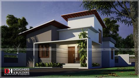 950 Sq Ft 2bhk Contemporary Style Single Floor House Design Home Pictures