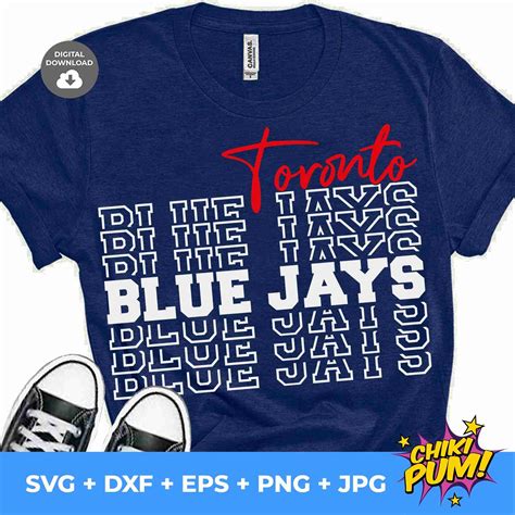 Toronto Blue Jays • Svg Cut Files For Baseball Teams Fans