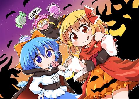 Cirno Rumia And Clownpiece Touhou And 1 More Drawn By Rokugou