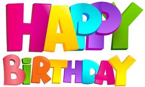 Happy Birthday Text Transparent Png Png Svg Clip Art For Web Download Clip Art Png Icon Arts