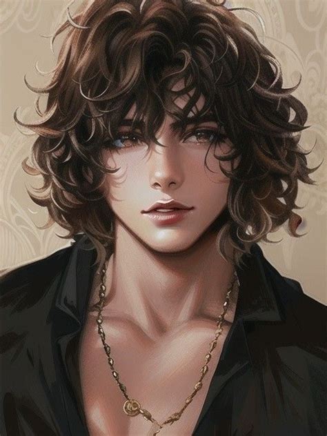 Pin By Kimberly Irvine On Characters Anime Curly Hair Brown Hair