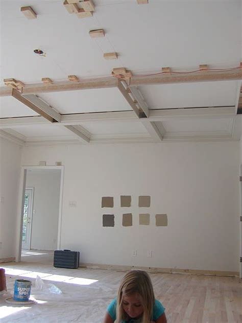 How to install faux ceiling beams. Idea for how to install faux ceiling beams. Most DIY plans ...