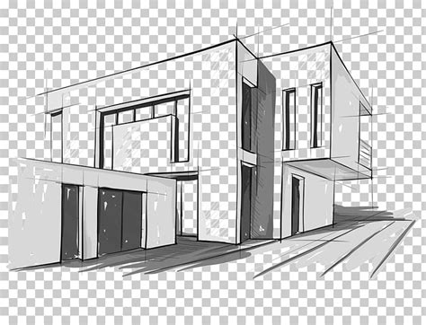 Architecture Black And White Drawing Clip Art Library