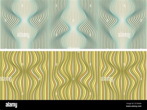 Vector Abstract Color Lines Patterns Set Stock Vector Image And Art Alamy