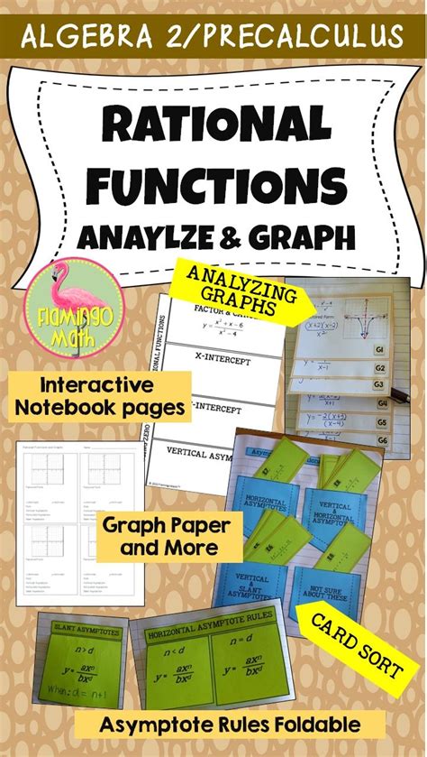 Precalculus calculator with step by step solutions relations, functions, operations on functions, points, lines. Asymptotes Of Rational Functions Worksheet Precalculus ...