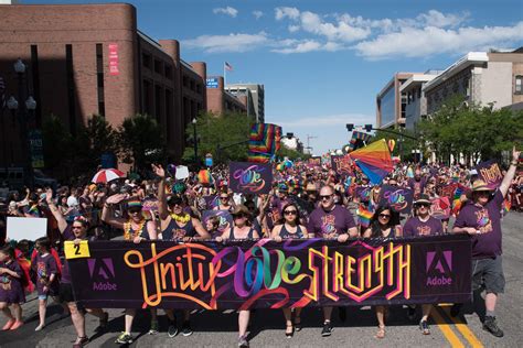 Adobe Celebrates Pride 2019 Utah Pride Festival Salt Lake City Ut May 31 2019 1200 Pm