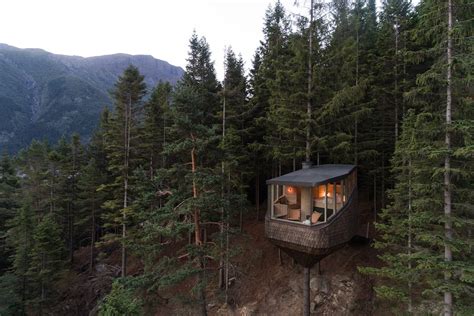Woodnest Cabins Are Tiny Tree Houses In This Norwegian Forest
