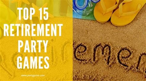 Top 15 Retirement Party Games Party Guise