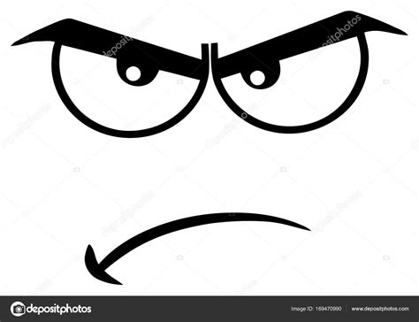 Grumpy Cartoon Face Stock Vector By ©hittoon 169470990