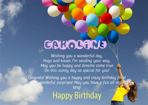 Check spelling or type a new query. Birthday Congratulations for Caroline.