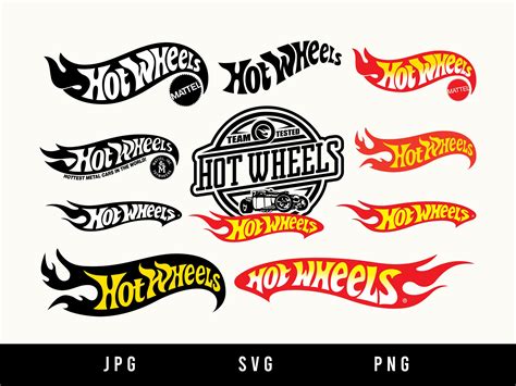 Hot Wheels Printable Logo