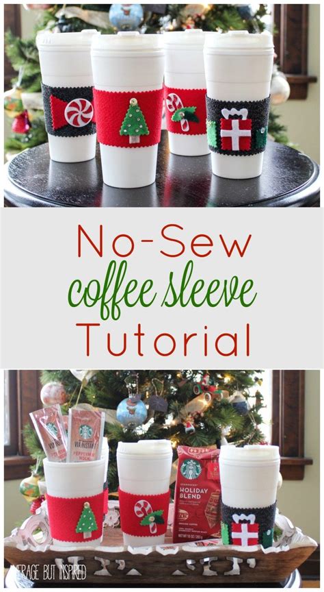 How To Make A No Sew Coffee Sleeve Average But Inspired Coffee