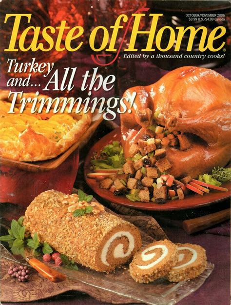 Taste Of Home Recipe Magazine Octobernovember 2006 399
