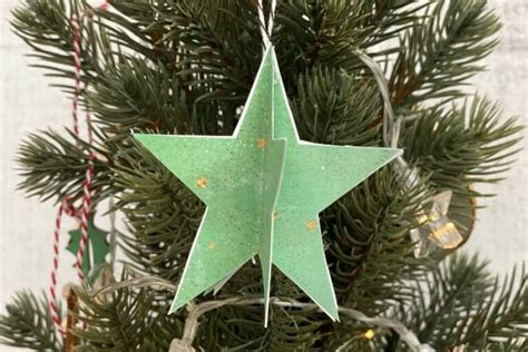 Printable Christmas Star Ornaments