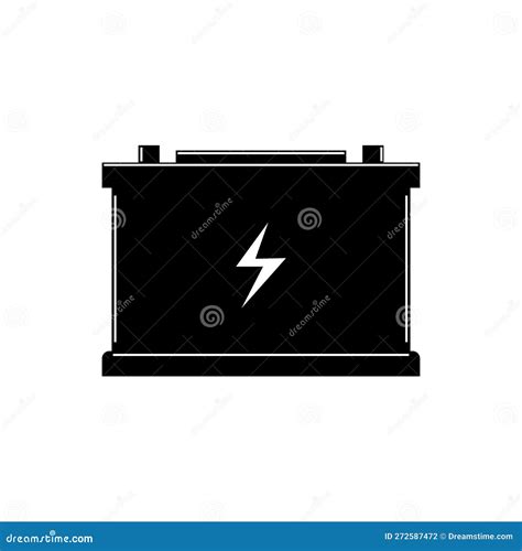 Accu Icon Logo Vector Design Stock Vector Illustration Of Portable