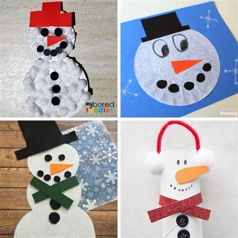 Snowflake Crafts For Toddlers