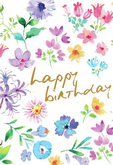 160 Best Happy Birthday Flower Images On Pinterest Birthday Wishes
