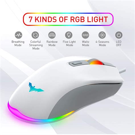 Buy Havit Keyboard Rainbow Backlit Wired Gaming Keyboard Mouse Combo