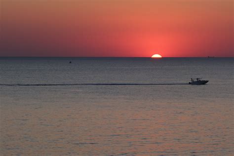 Free Images Beach Landscape Coast Ocean Horizon Sun Sunrise Boat Morning Shore Wave