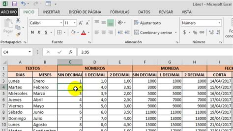 Formato De Celda En Excel Formato De Tipo N Mero Fuente Y Alineaci N Youtube