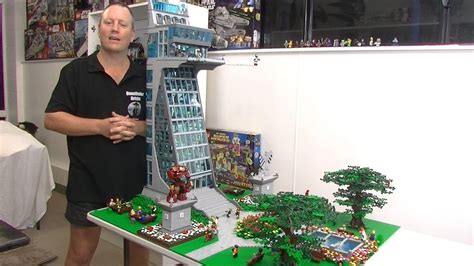 Lego Avengers Tower Moc Full Layout Complete Youtube