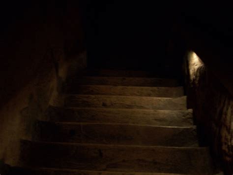 Dark Stairs Downalready Getting The Creepy Fingers Up My Spine