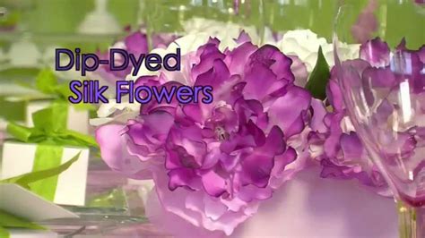 How To Dip Dye Silk Flowers Youtube