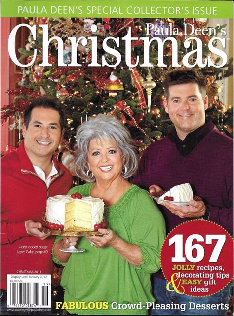 In a very large mixing bowl, combine the eggs and sugars. Paula Deen Christmas magazine Holiday recipes Festive ...
