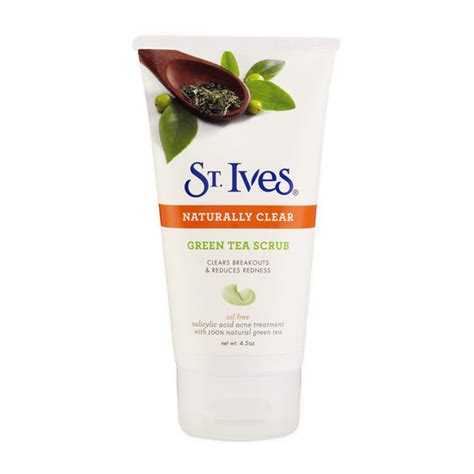 This involves heating them to stop oxidation, so they stay. St. Ives Green Tea Scrub | Beautylish