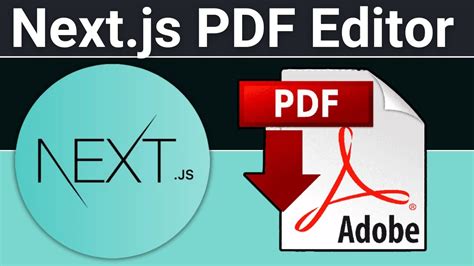 Build A Next Js Pdf Editor Viewer Using Jspdf Html Pdf Js With Authentication Using Nextauth