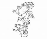 Chester Cheetah Coloring Cool Pages Drawing Star Sasa Printable Line Getdrawings Coloringhome sketch template