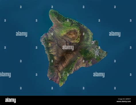 Satellite View Island Hawaii Hi Res Stock Photography And Images Alamy