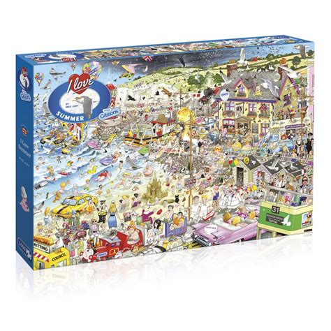 Gibsons I Love Summer 1000 Piece Puzzle Jigsaw Puzzles From Crafty