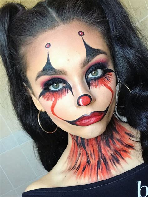 halloween makeup ideas that have cute and creepy look creepy clown makeup halloween makeup