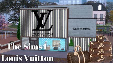 The Sims 4 Louis Vuitton Boutique Youtube