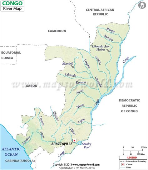 Congo River Map