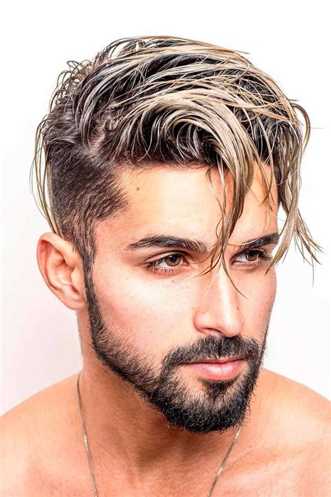 A Side Swept Undercut Hairstyle In Great Detail And Vivid Examples Mens Long Hair Undercut