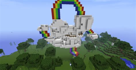 Rainbow Dashs Cloud House Minecraft Project