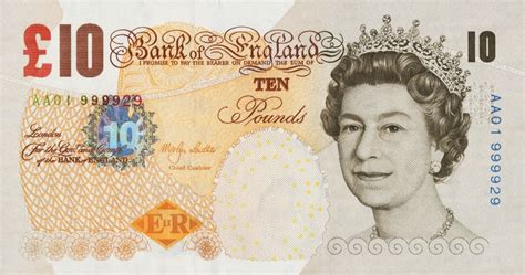 Great Britain 10 Pound Sterling Note 2000 Charles Darwinworld