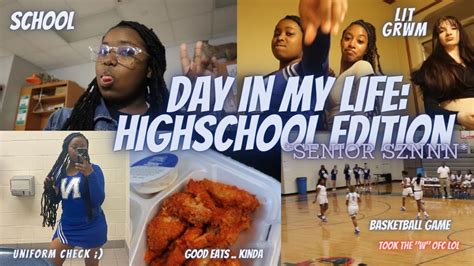 Day In My Life High School Edition Grwm School Cheer Youtube