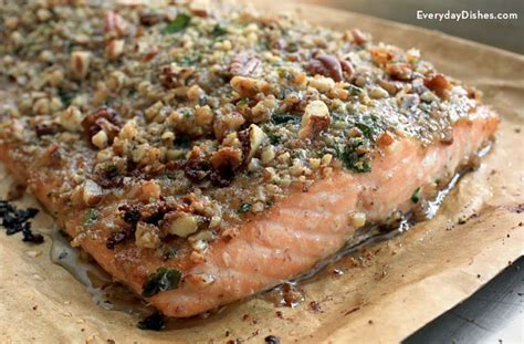 Honey mustard is so much more than a sandwich spread! Easy and Healthy Pecan-Crusted Honey Mustard Salmon Recipe ...