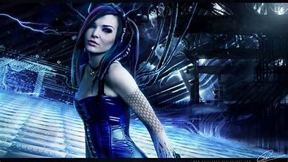 Goth Gothic Cyber Dark Wallpapers Fantasy Hair