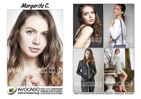 Margarita C Models ｜ Avocado 外国人モデル事務所／model Agency Tokyo