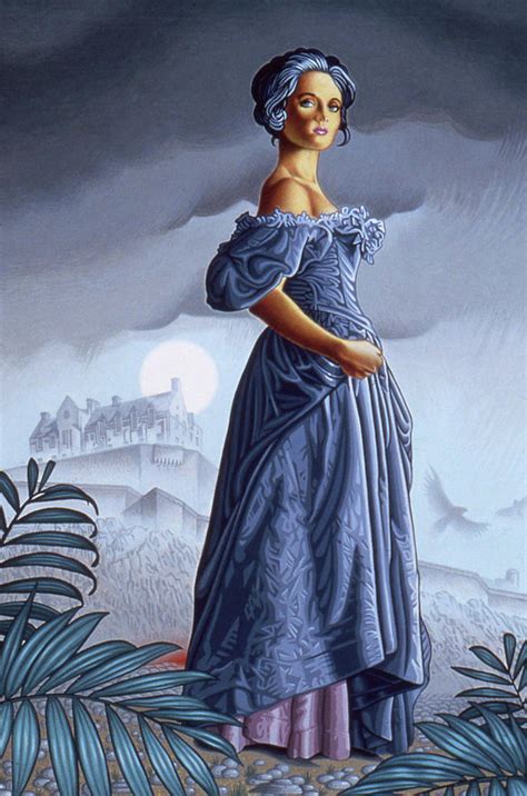 Lady In Blue Painting By Lance Miyamoto Fine Art America