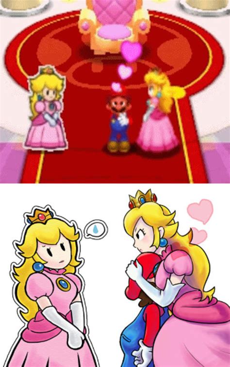 Funny Mario And Peach