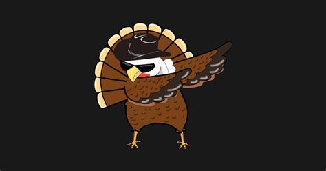 Funny Thanksgiving Turkey Dabs Dance Thanksgiving Turkey Dabs Dance Sticker Teepublic