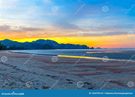 Beautiful Sunrise Beach At Koh Lipe Island In Satunthailand Stock